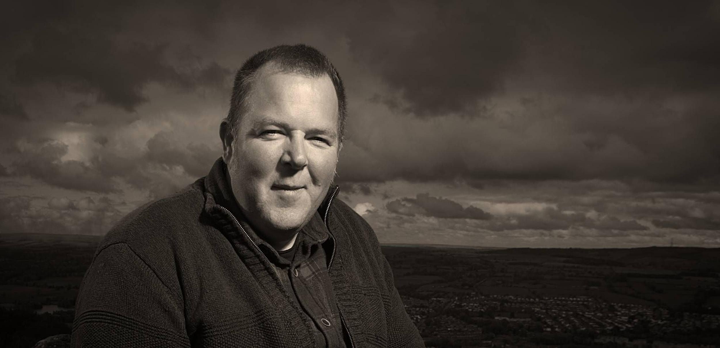 Ade Wilson, commercial photographer, on location in Yorkshire