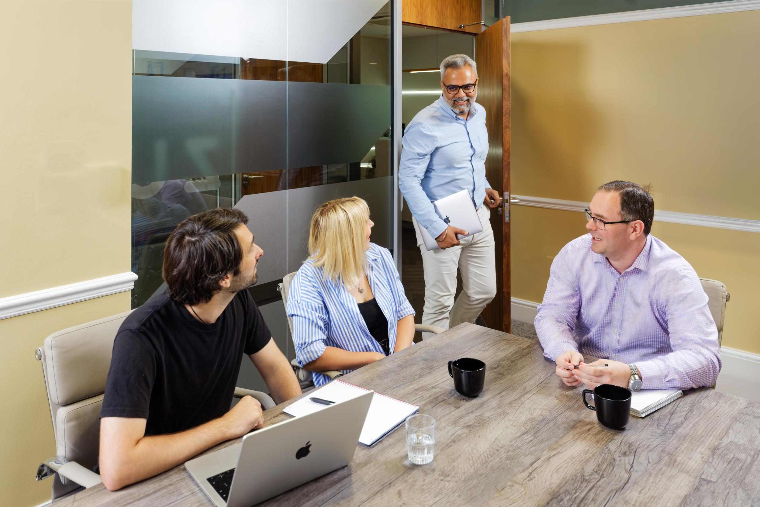 Corporate team group planning session — McFade Photography